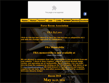 Tablet Screenshot of forcerecon.com